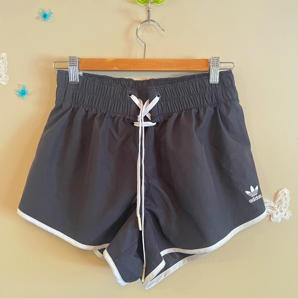 Adidas Lace Front Workout Shorts - Picture 1 of 4